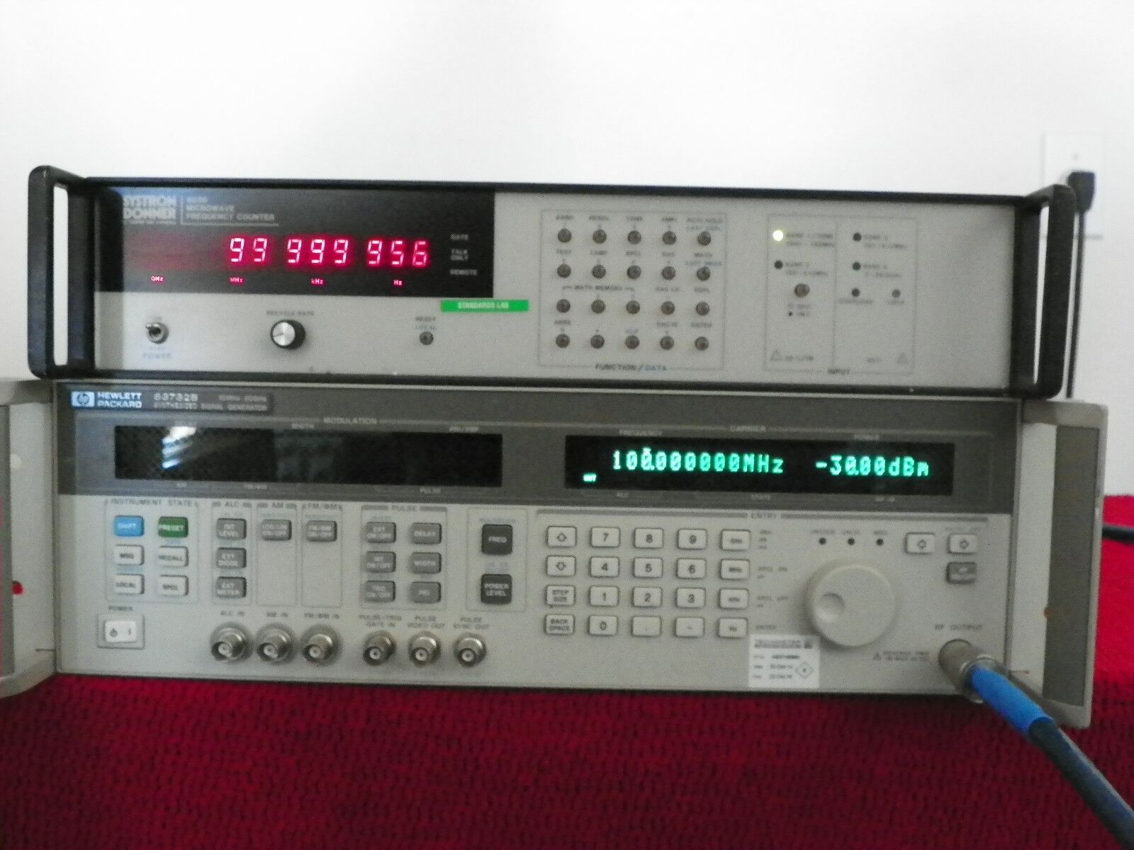 Systron Donner 6030 microwave frequency counter 10hz-26.5Ghz w/opt 02,04,& 06 Systron Donner 6030 microwave frequency counter 10hz-26.5Ghz w/opt 02,04,& 06